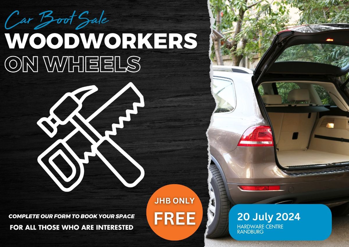 Woodworkers On Wheels - Car Boot Sale 