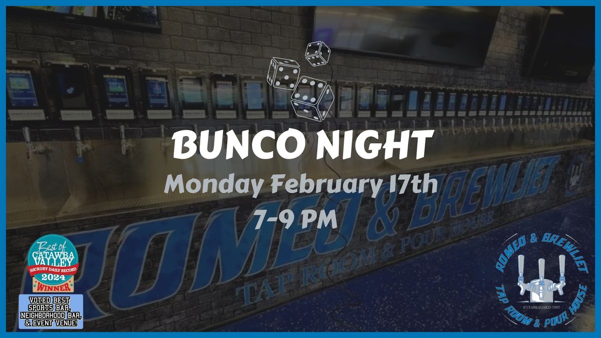 \ud83c\udfb2 Bunco Night! \ud83c\udfb2