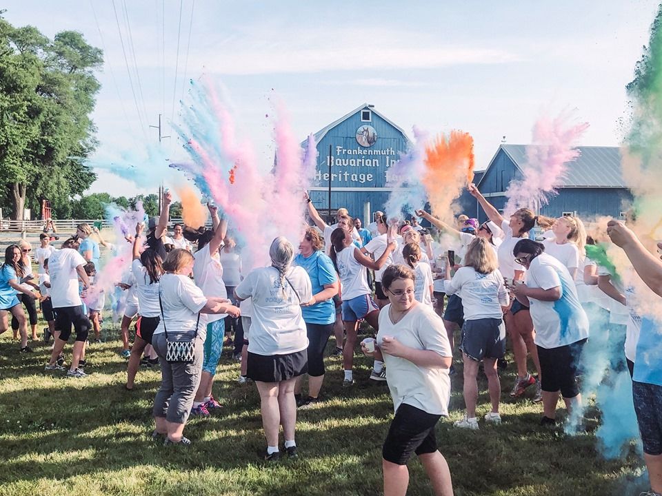 Sunflower Fun Color Run 2023, Grandpa Tiny's Farm, Frankenmuth, 5