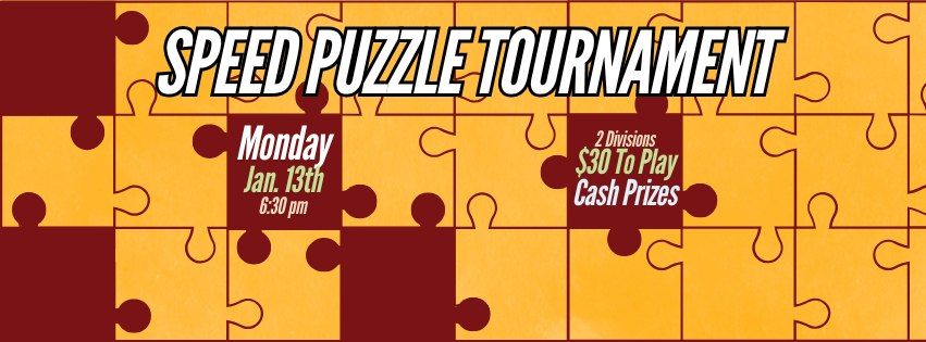 Speed Puzzling Tournament! *21+*