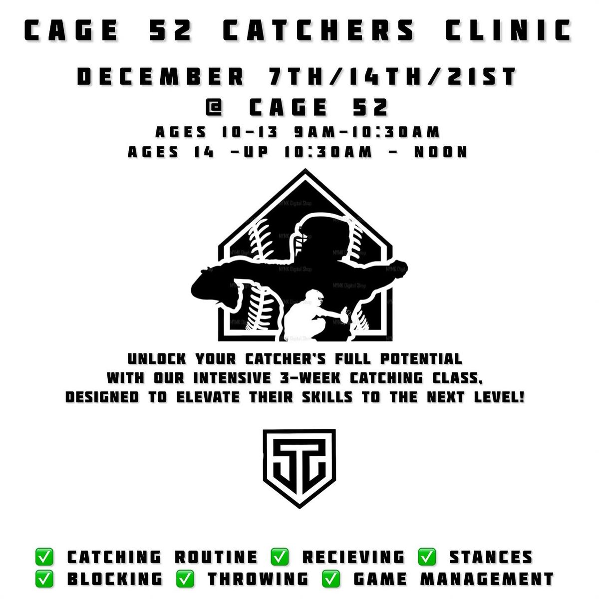 December Catchers Clinic 