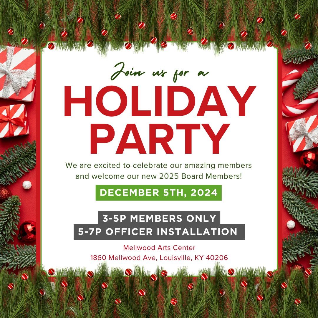 WCR Holiday Party (Member Appreciation & Officer Installation)