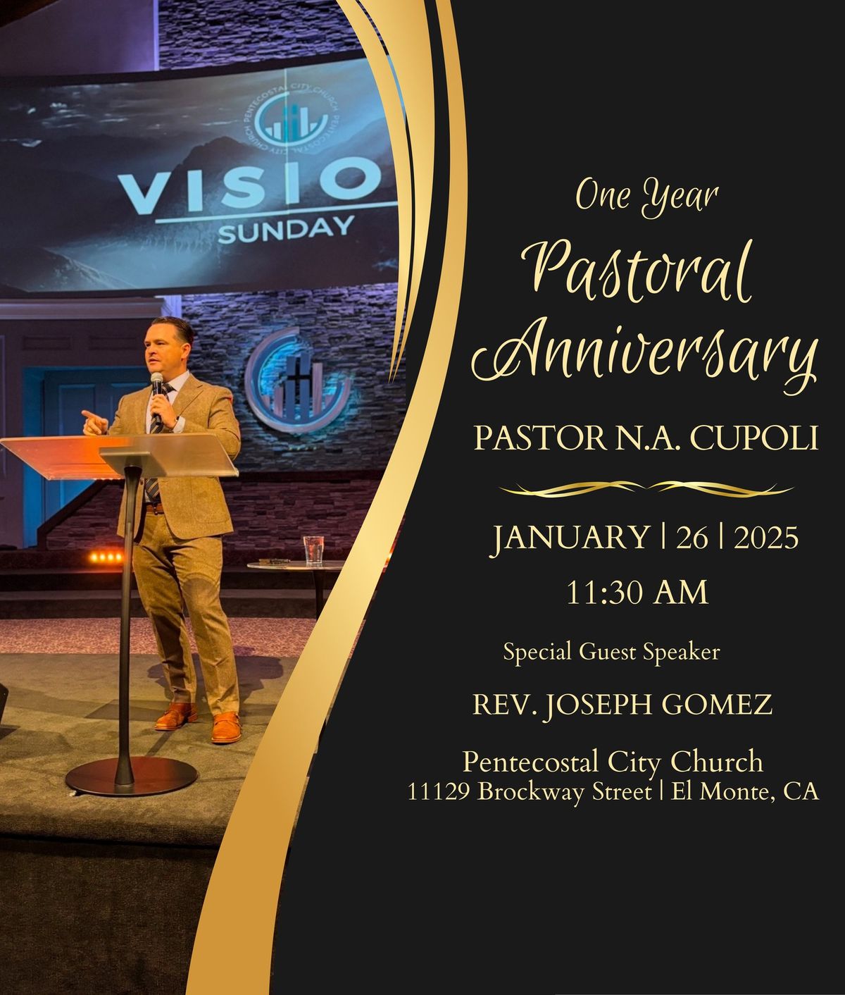 One Year Pastoral Anniversary of Pastor Nathan Cupoli & Family