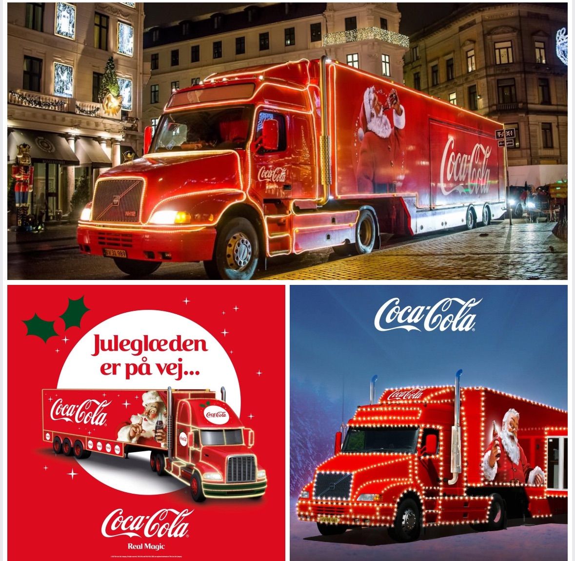 Coca cola jule lastbilen kommer til H\u00f8jby\ud83c\udf85\ud83c\udffb\ud83c\udf85\ud83c\udffb