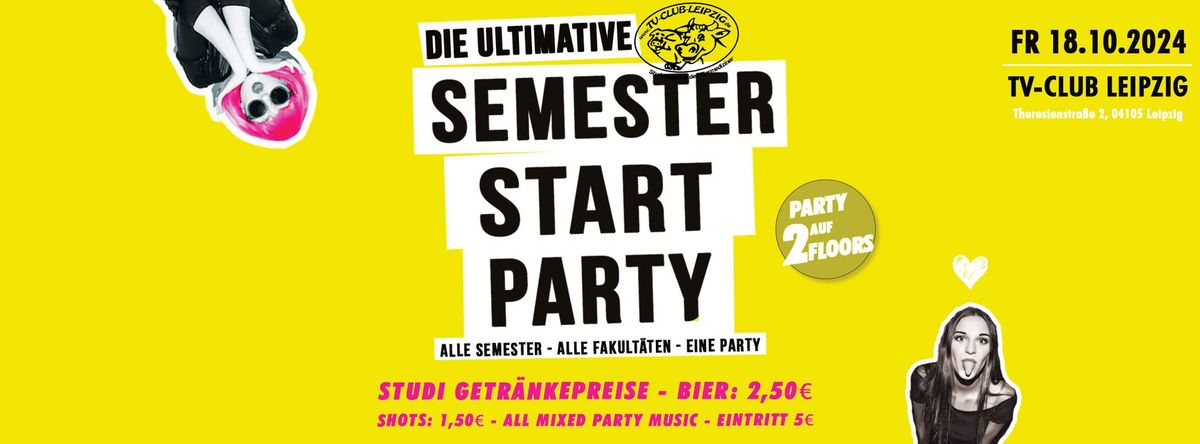 Die Ultimative Semesterauftaktparty auf 2 Floors im TV-Club Leipzig!