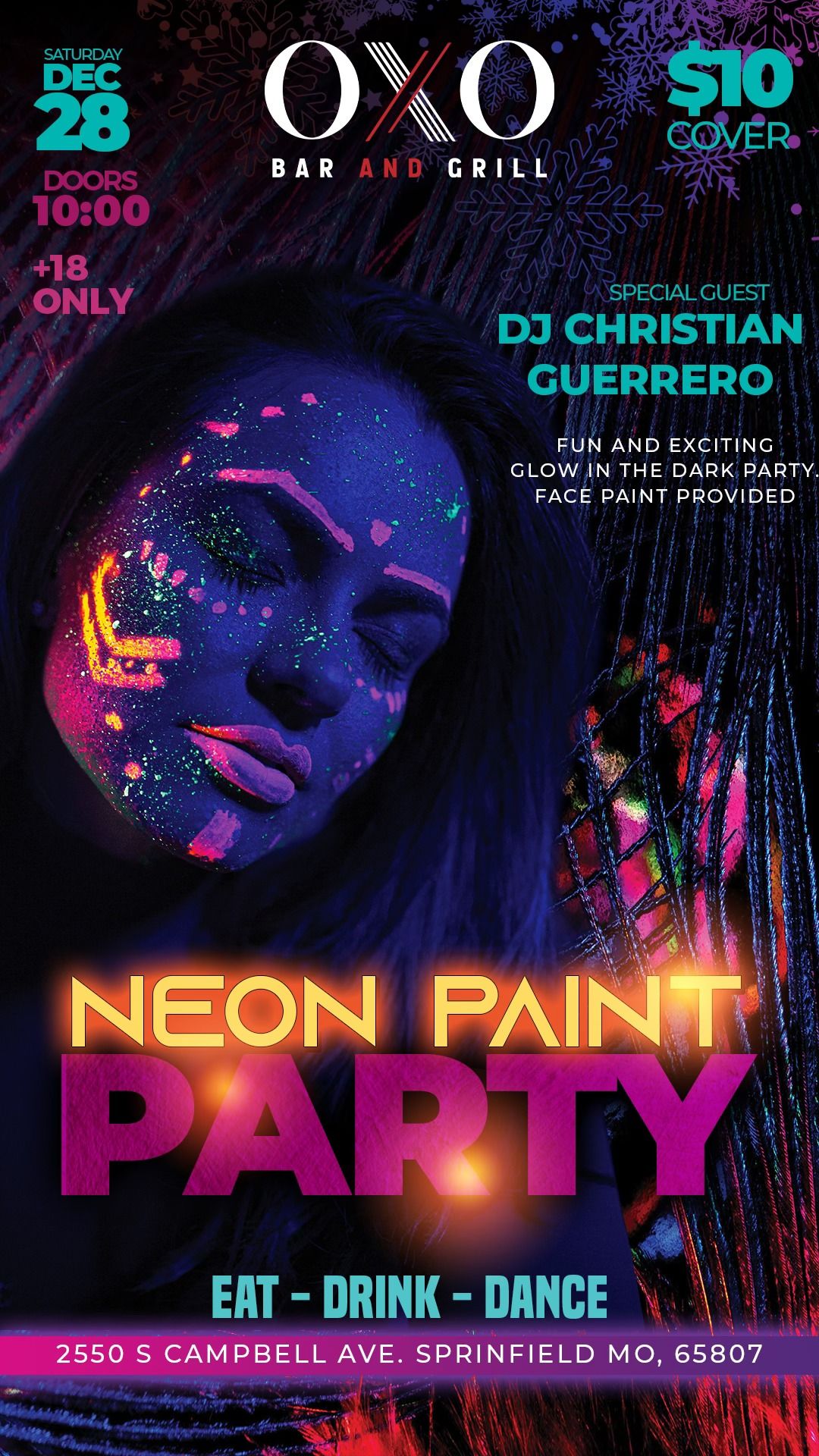 End Of Year Neon Party