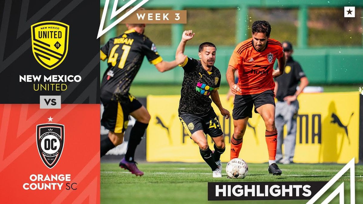 Orange County SC at New Mexico United at Isotopes Park