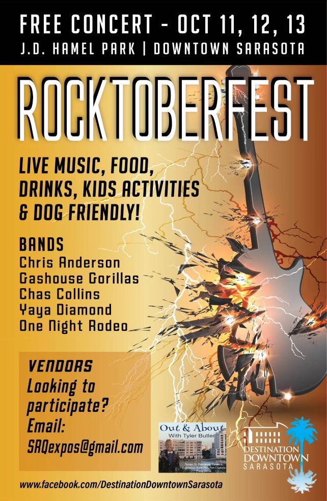 \ud83c\udf89 Sarasota Rocktoberfest 2024! \ud83c\udfb6\ud83c\udf7a Downtown Sarasota!