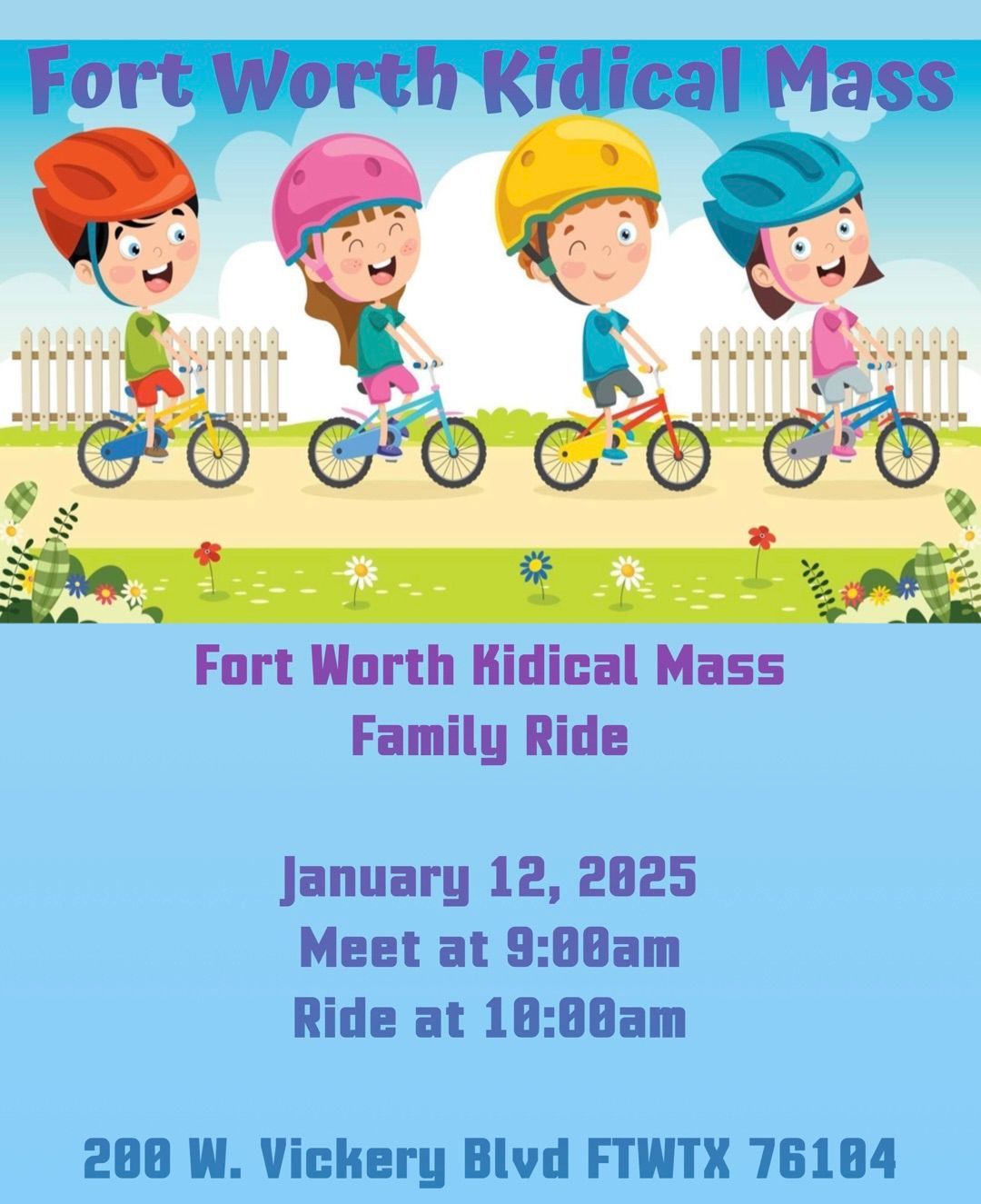 Fort Worth Kidical Mass Ride