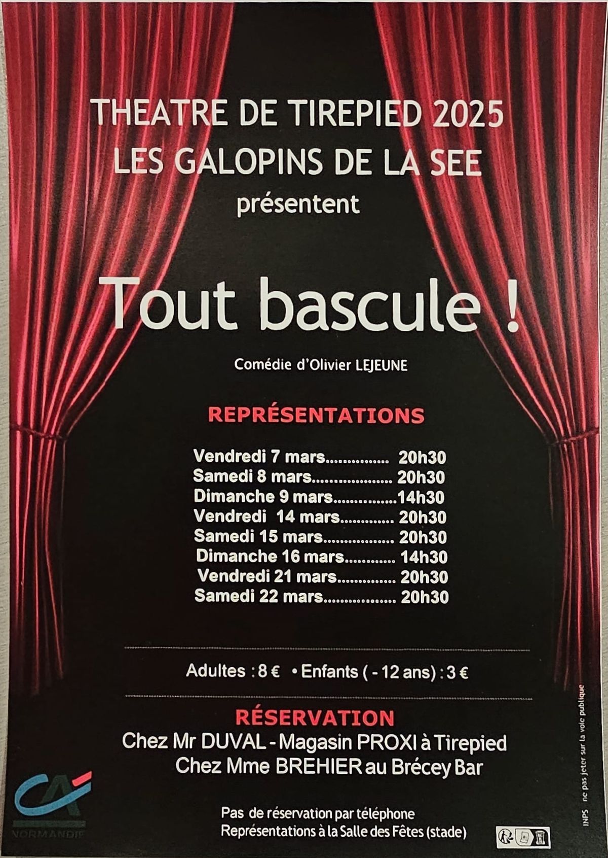 Les galopins de la S\u00e9e \u00ab Theatre \u00bb