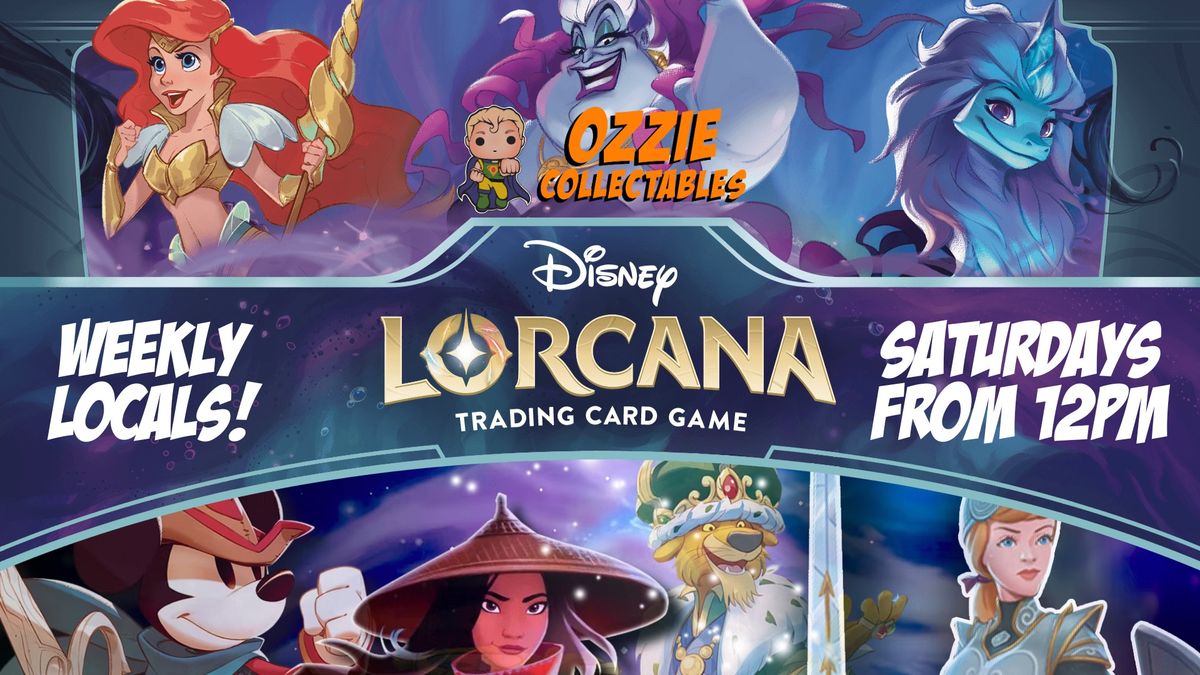 Disney Lorcana Local Tournament Saturdays at Ozzie Collectables