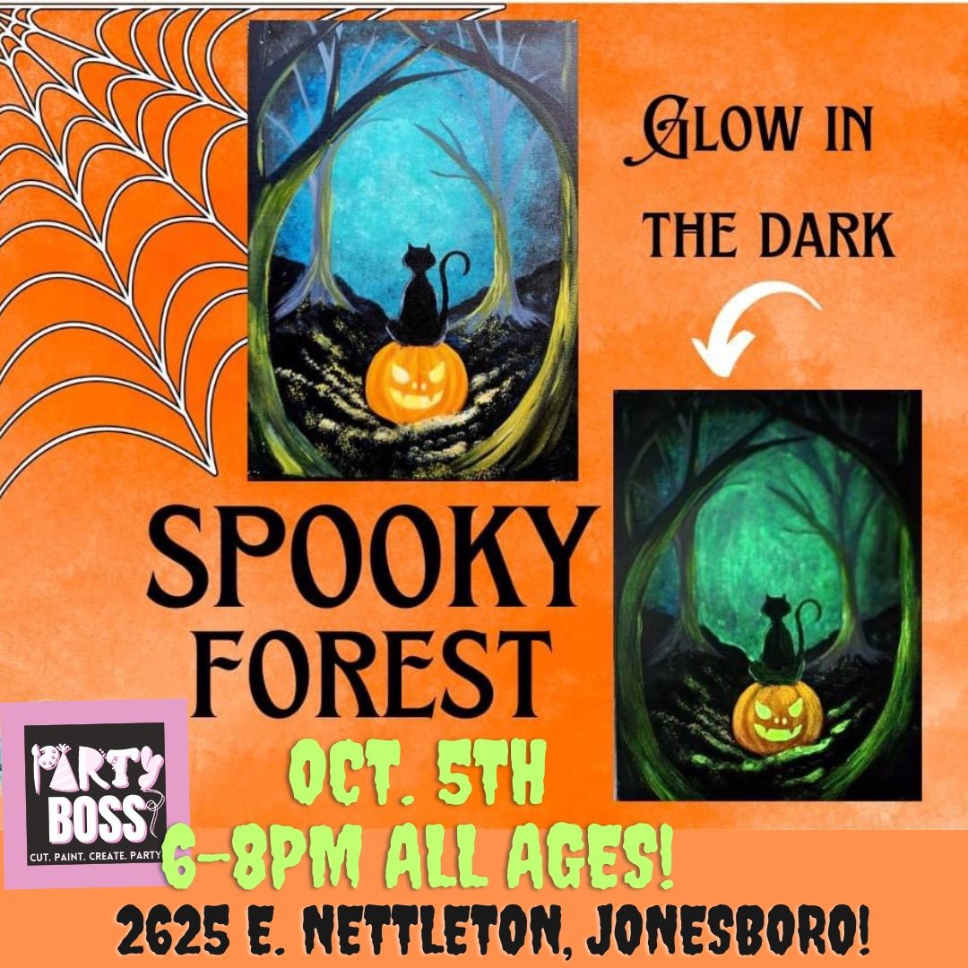 Glow Spooky Forest Paint!