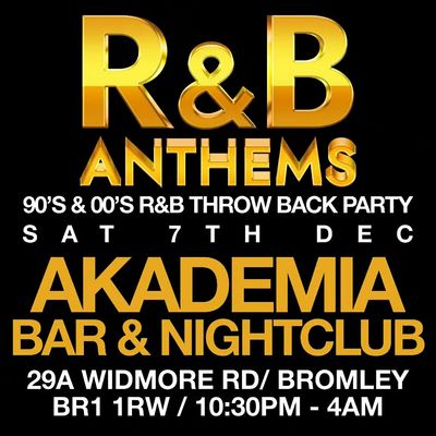 RnB Anthems