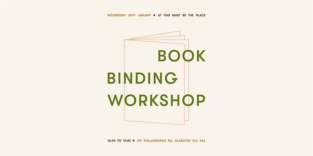 Bookbinding Workshop: Saddle Stitch