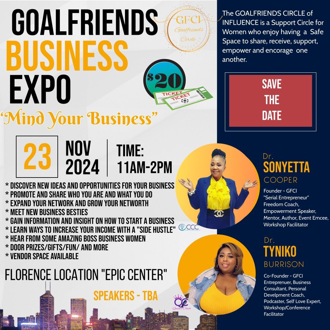 GOALFRIENDS Business Expo  "Mind Your Business"