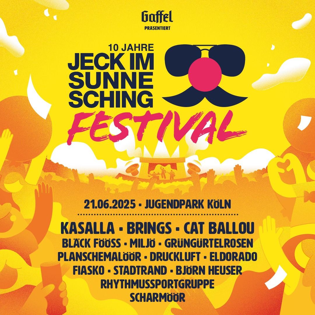 Jeck im Sunnesching 2025 - Das Festival in K\u00f6ln