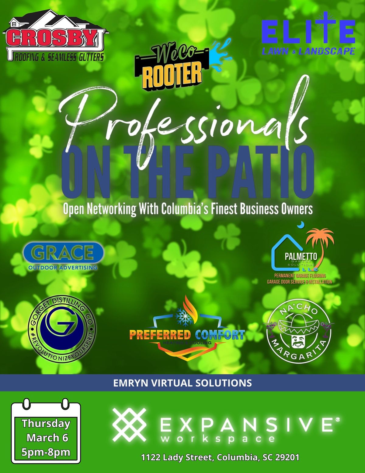 Professionals on the Patio- March 6