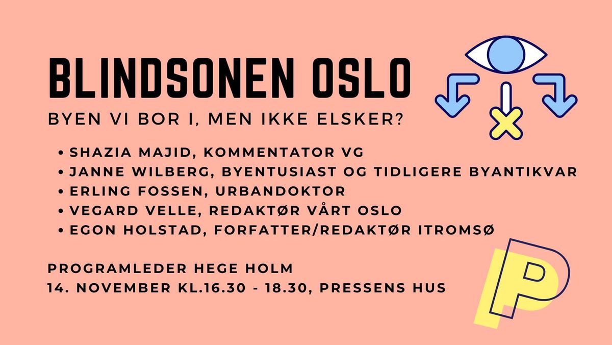 Blindsonen Oslo - byen vi bor i, men ikke elsker?