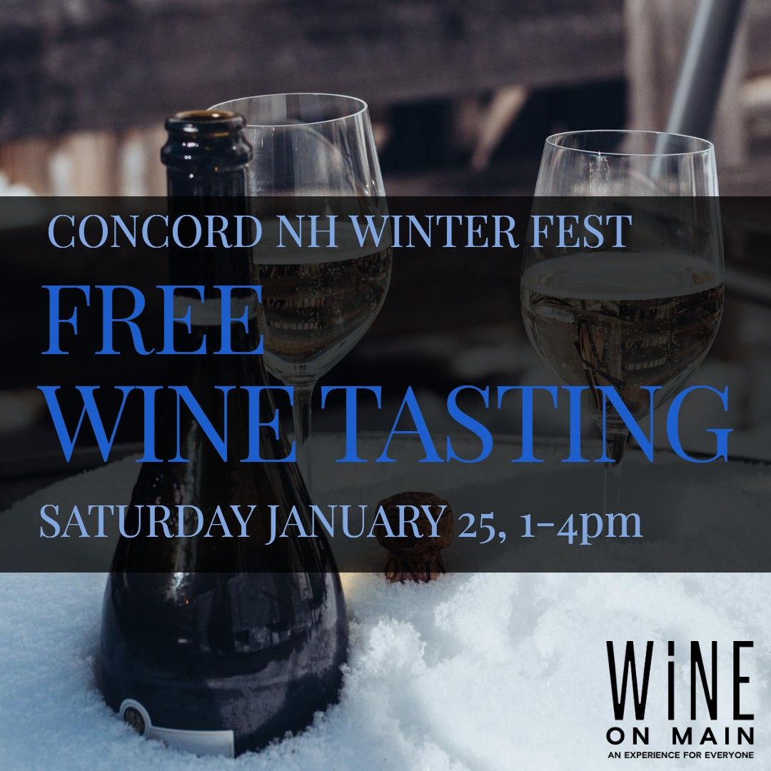 FREE Wine Tasting with Ambra for Concord NH Winter Fest