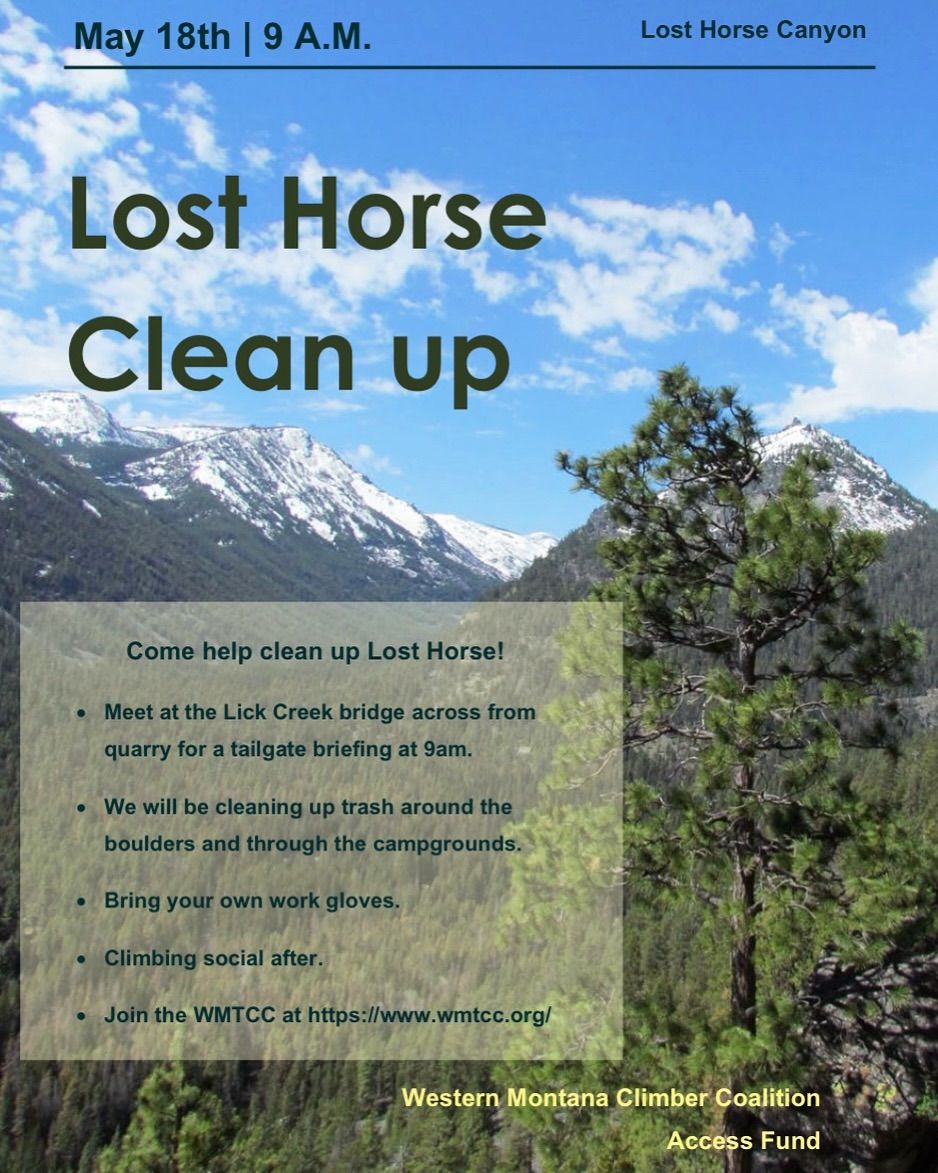 Lost Horse canyon clean-up