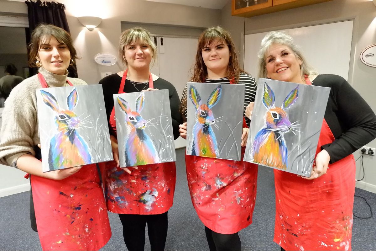 Join Brush Party to paint 'Good Hare Day' in Colnbrook