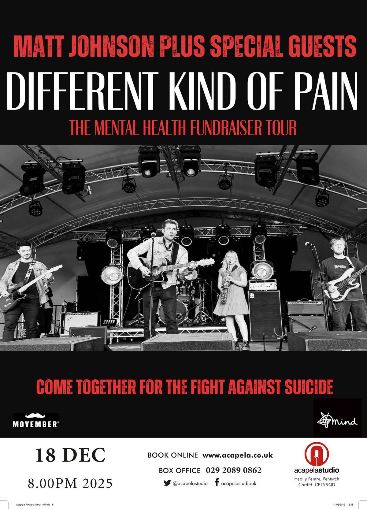 Matt Johnson plus Special Guests \u2013 Different Kind of Pain