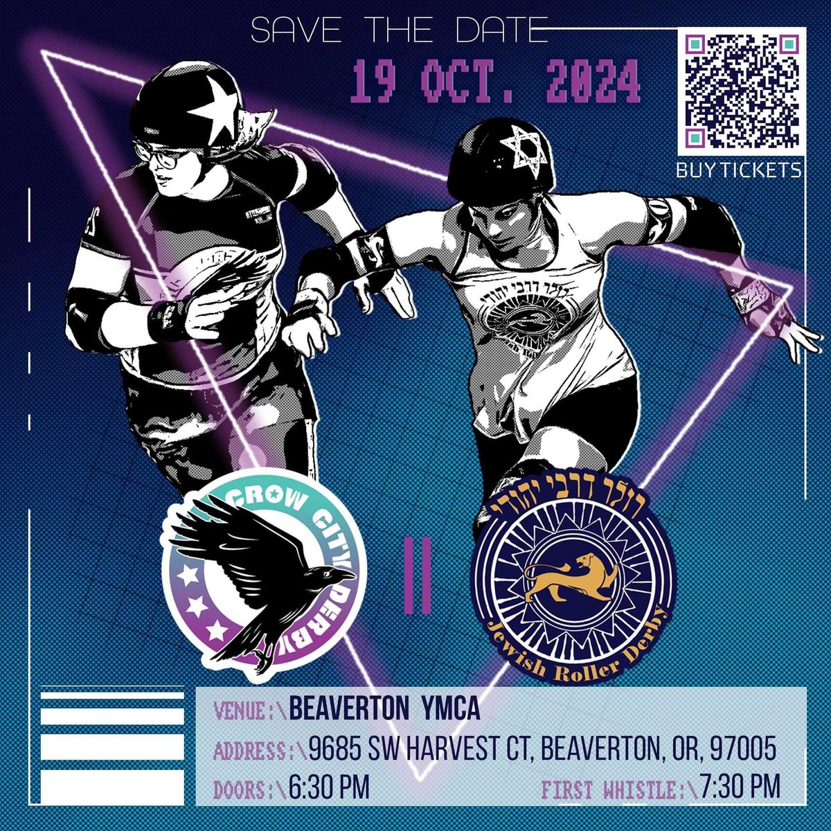 Season Opener- Crow City vs Jewish Roller Derby