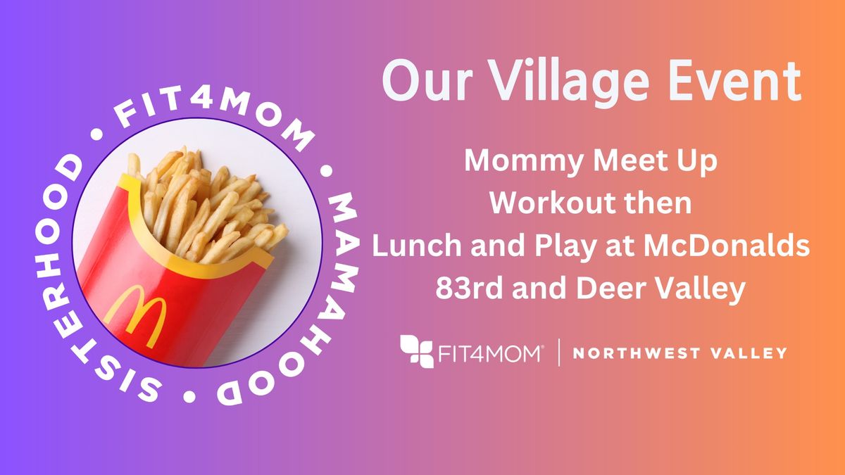 Mommy Meet Up- Stroller Barre Workout then Lunch and Play!