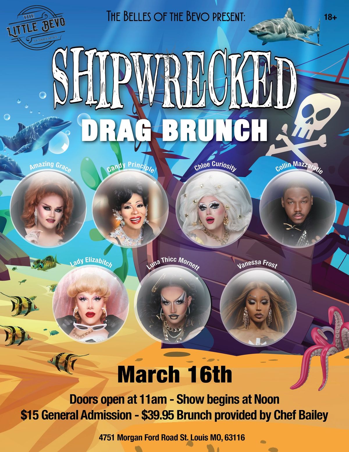 SHIPWRECKED! A Drag Brunch Adventure \ud83e\udd88\u2693\ufe0f