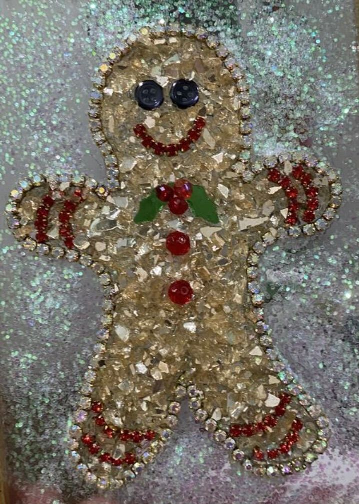  November 9th 3-5 pm 11x14 Gingerbread Man or Snowman in Resin