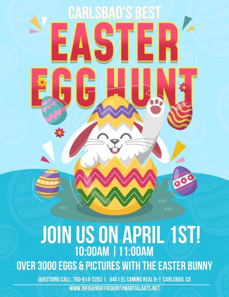 CARLSBADS BEST EASTER EGG HUNT, North County Martial Arts, Carlsbad, 1