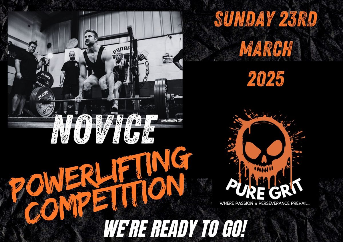 NOVICE POWERLIFTING COMPETITION