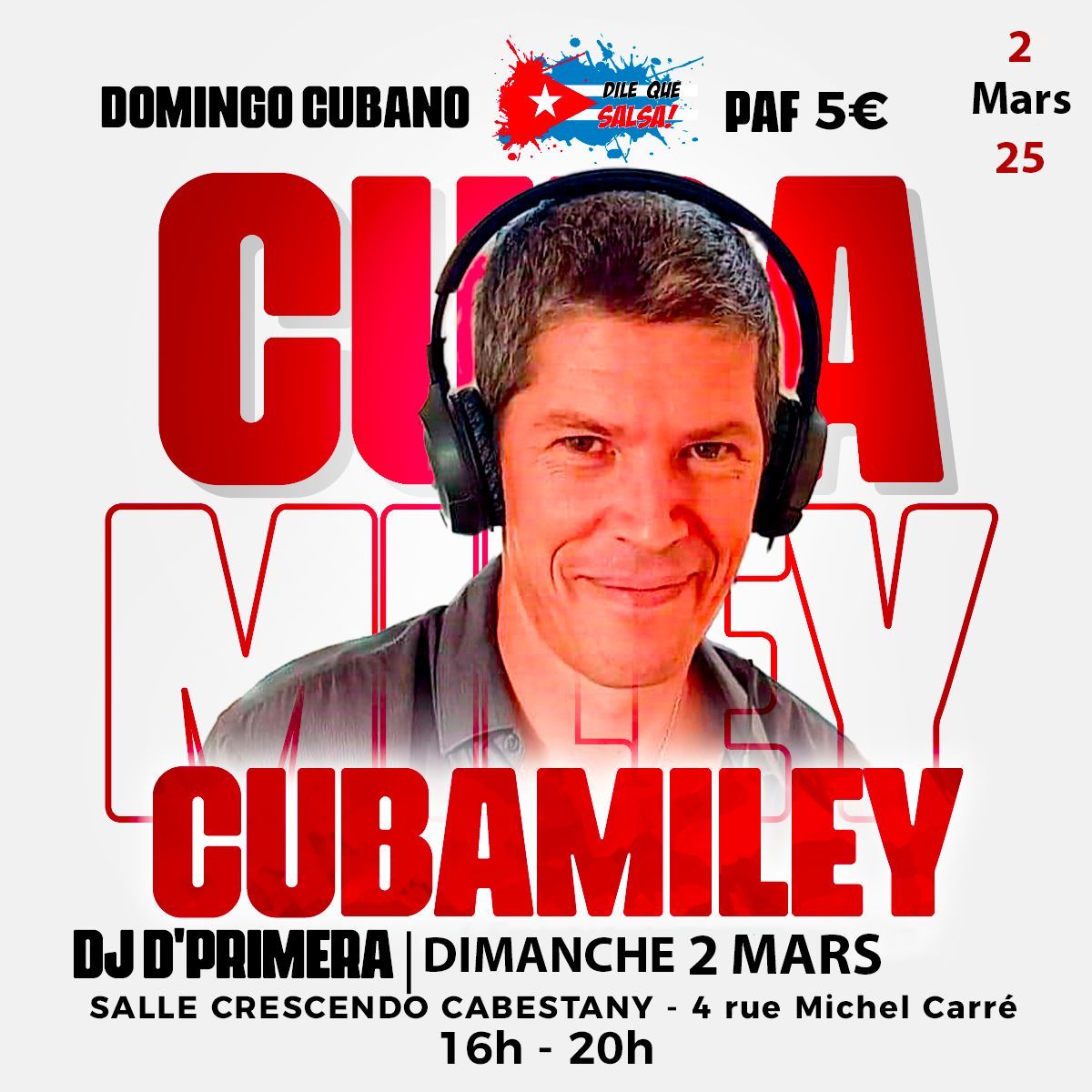 Domingo Cubamiley DJ D'PRIMERA