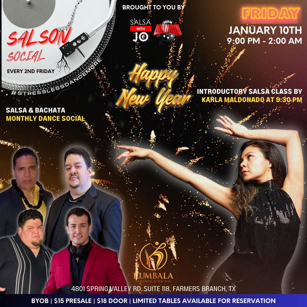 SalSon - Happy New Year -Salsa & Bachata Dance Social