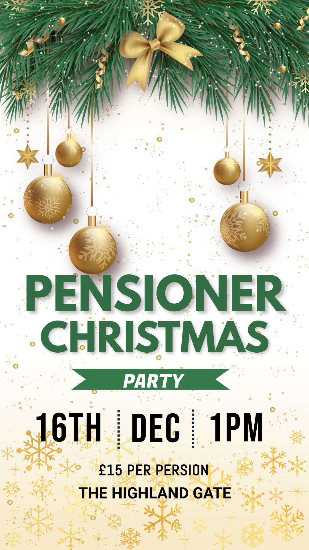 Pensioner Christmas Party