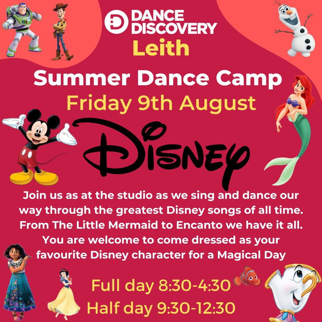 Disney dance camp - Leith (Half day option available)