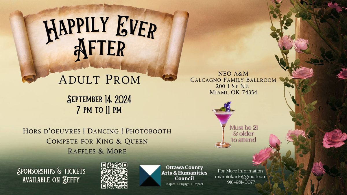 2024 Patron Fundraiser: Happily Ever After Adult Prom!