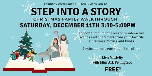 Christmas Event Walkthrough 2022 Christams Event Rain, Snow Or Shine! Step Into A Story Christmas Event, Perinton Community  Church, Fairport, 11 December 2021