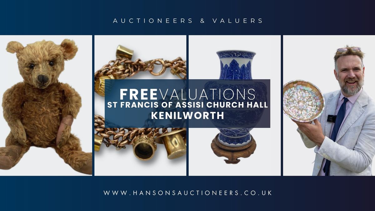 Valuation Day: Silver, Jewellery, Watches, Antique & Fashion Valuations in Kenilworth