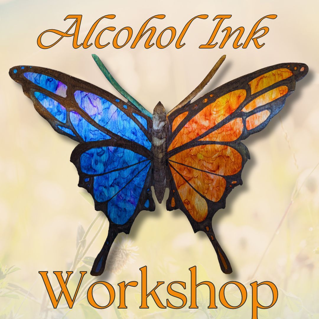 Butterfly Alcohol Ink Workshop