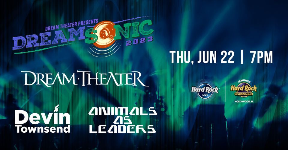 Dreamsonic 2023 - Dream Theater, Devin Townsend & Animals As Leaders