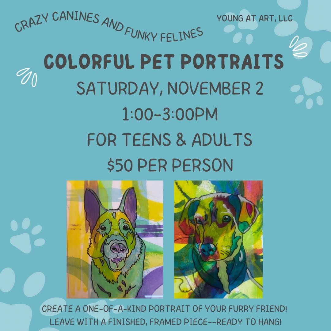 Pet Portrait Painting Class