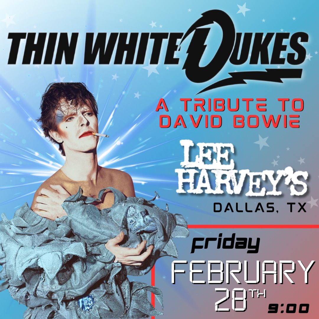 Thin White Dukes play David Bowie at Lee Harvey's!