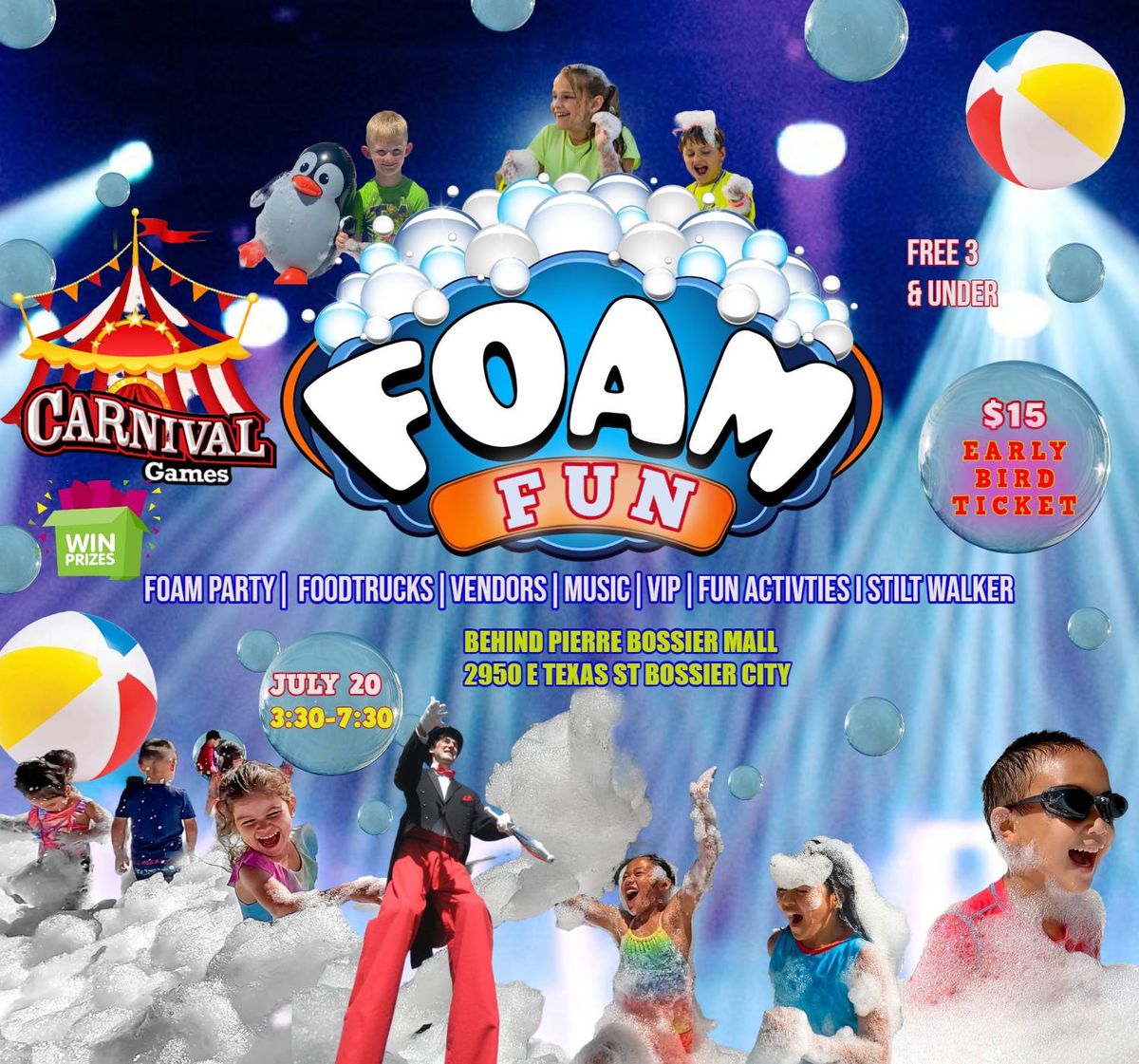 FOAM FUN EVENT