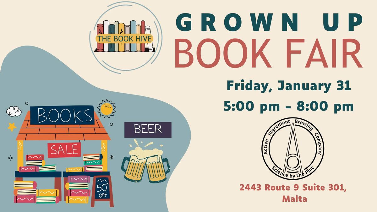 Grown-Up Book Fair at Active Ingredient Brewing Company