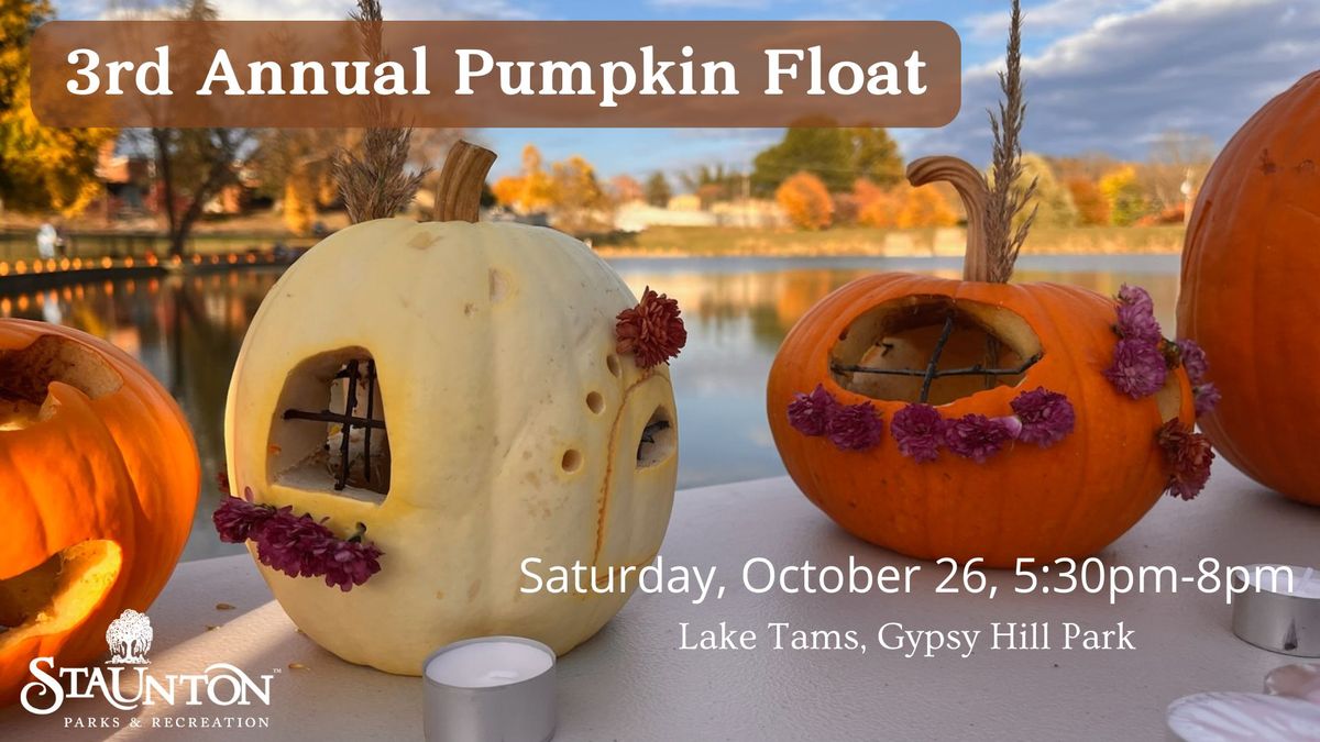 3rd Annual Pumpkin Float