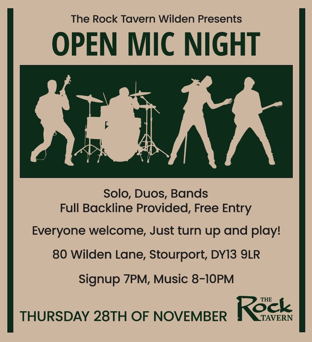 Open Mic Night - Full Band