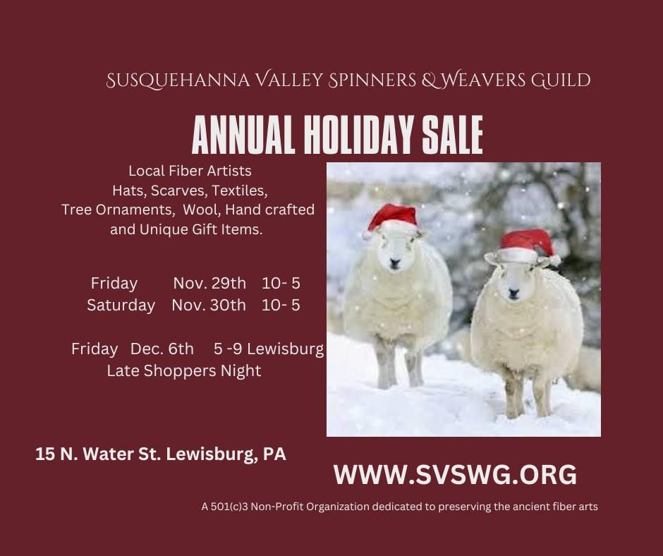 Fiber Arts Holiday Sale