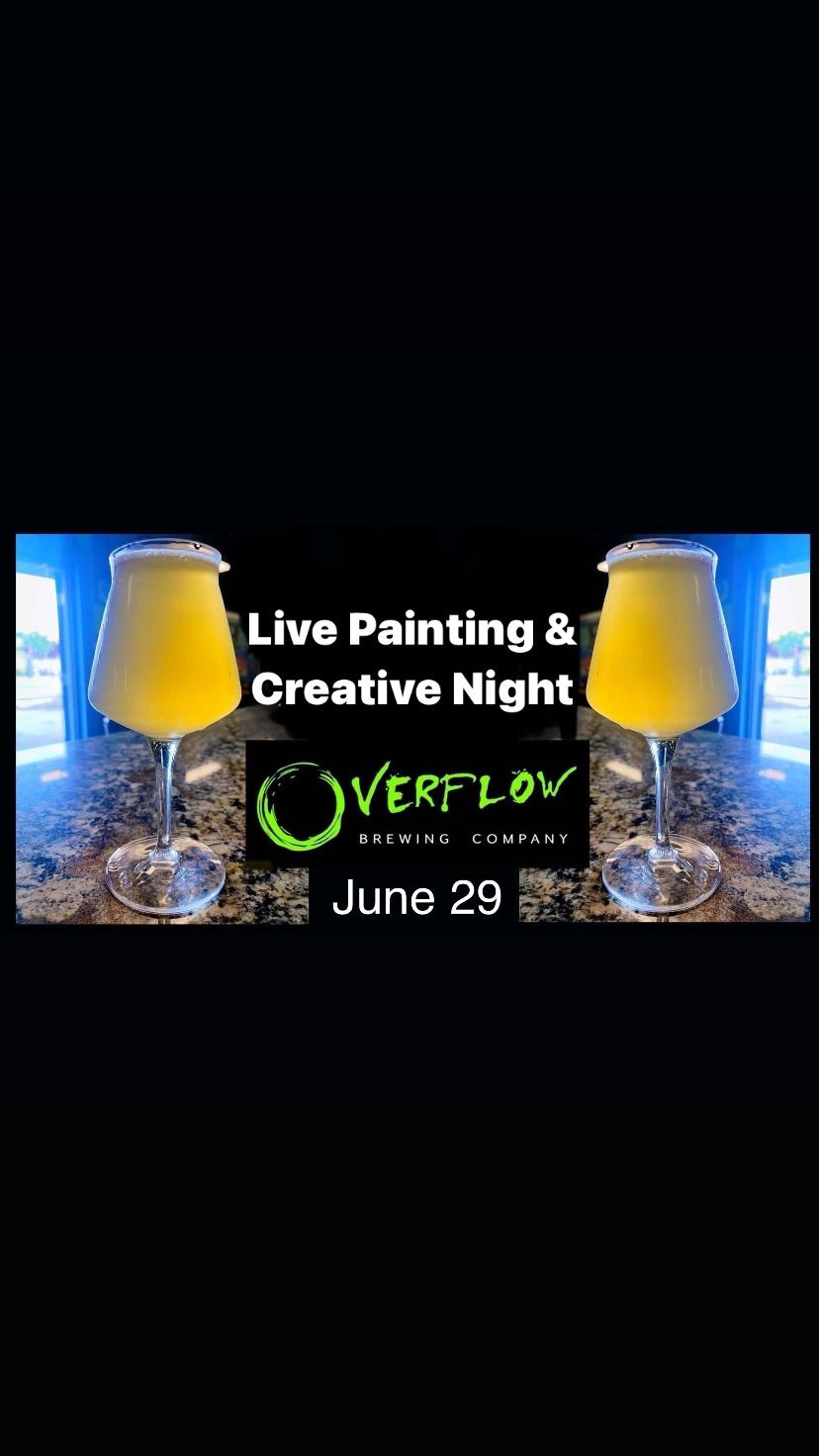 Local Live Painting and Creative Night