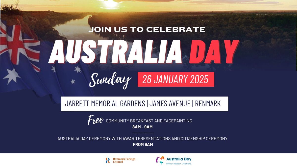 Renmark Paringa Australia Day Celebrations and Community Breakfast